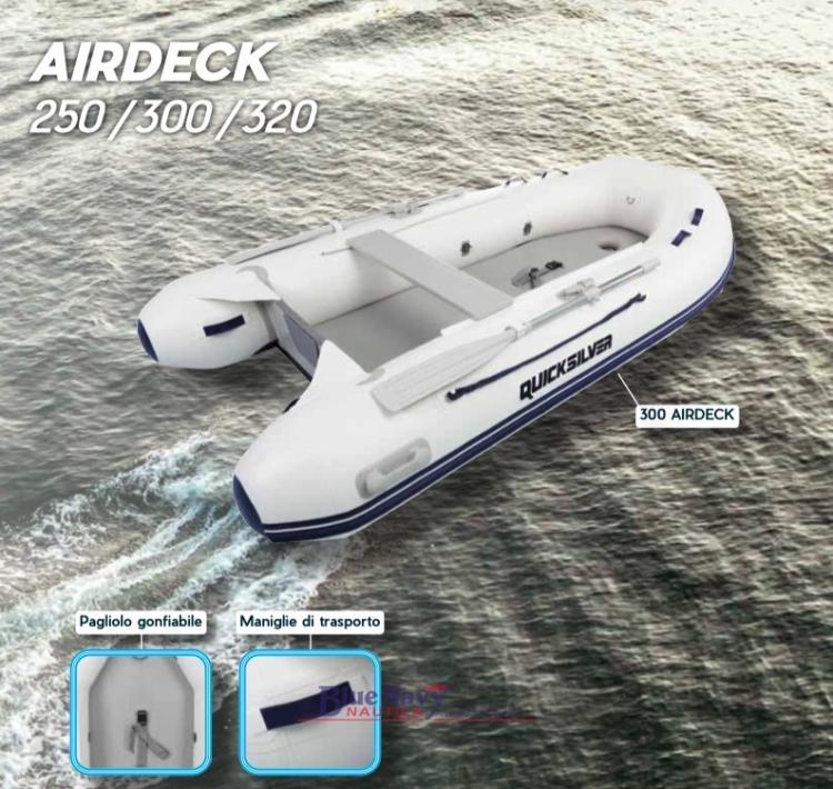 Quicksilver tender Air deck 250cm - 320cm pagliolo gonfiabile-img1